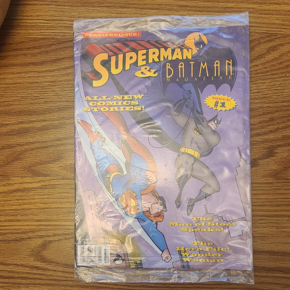 - Superman & Batman (Animated Series) SEALED! Magazine # 1 First Issue RARE